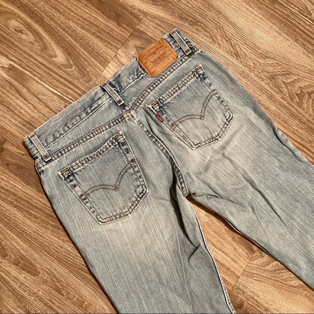 Vintage AF Levi’s 507 super low slim denim